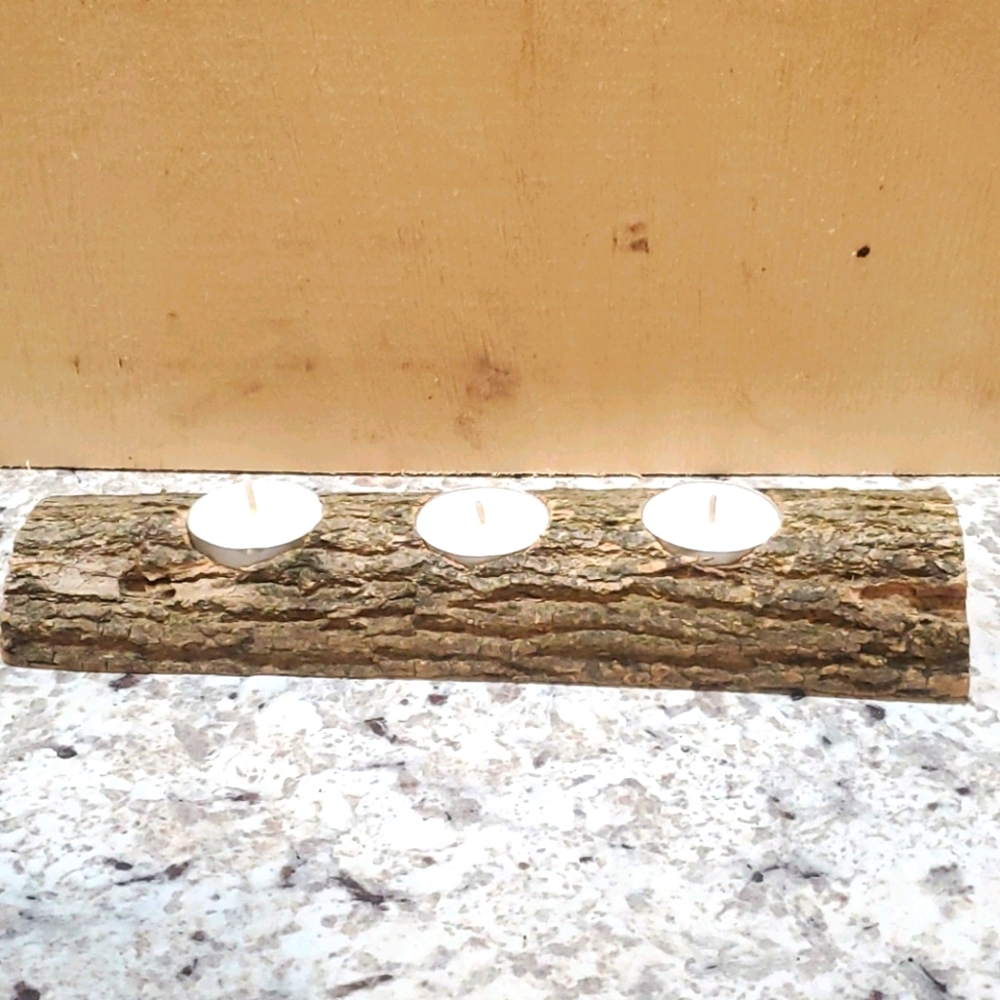Handmade candle holder